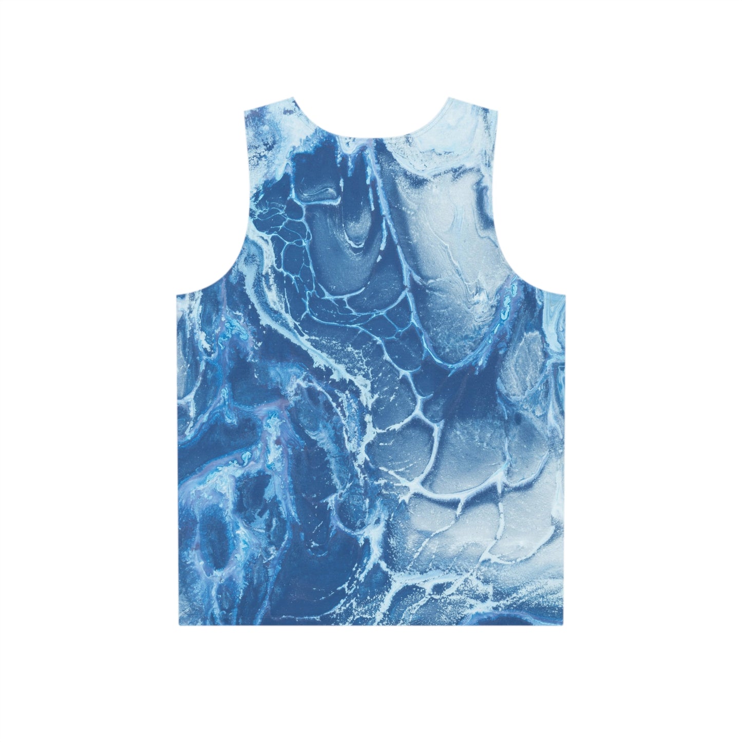Copy of Men's Ocean Wave Tank Top, Summer Sleeveless Shirt, Beachwear for Men, Casual Fitness Top, Vacation Essentials, Trendy Apparel