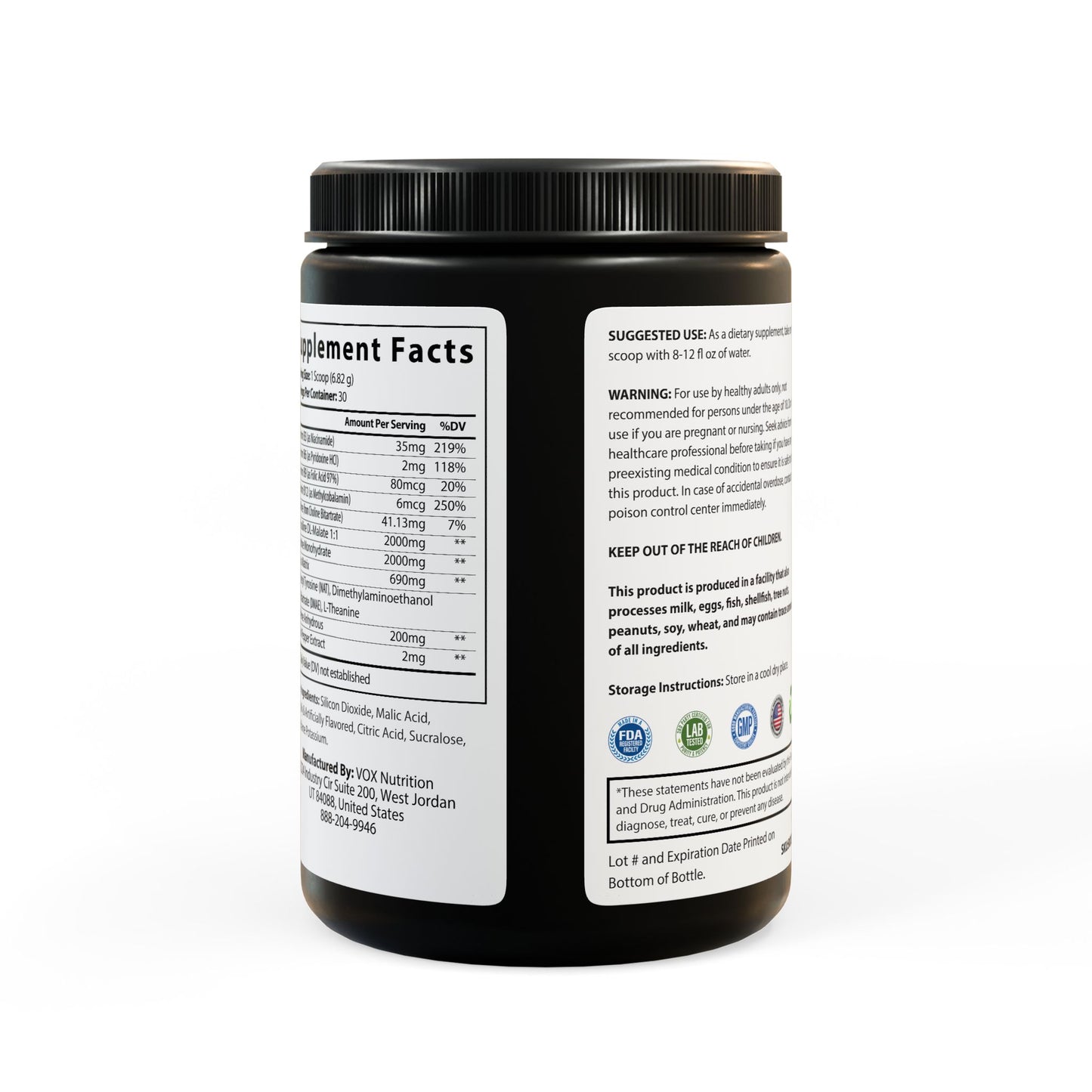Fruit Punch Pre-Workout Energy Boost – 204g Performance Formula