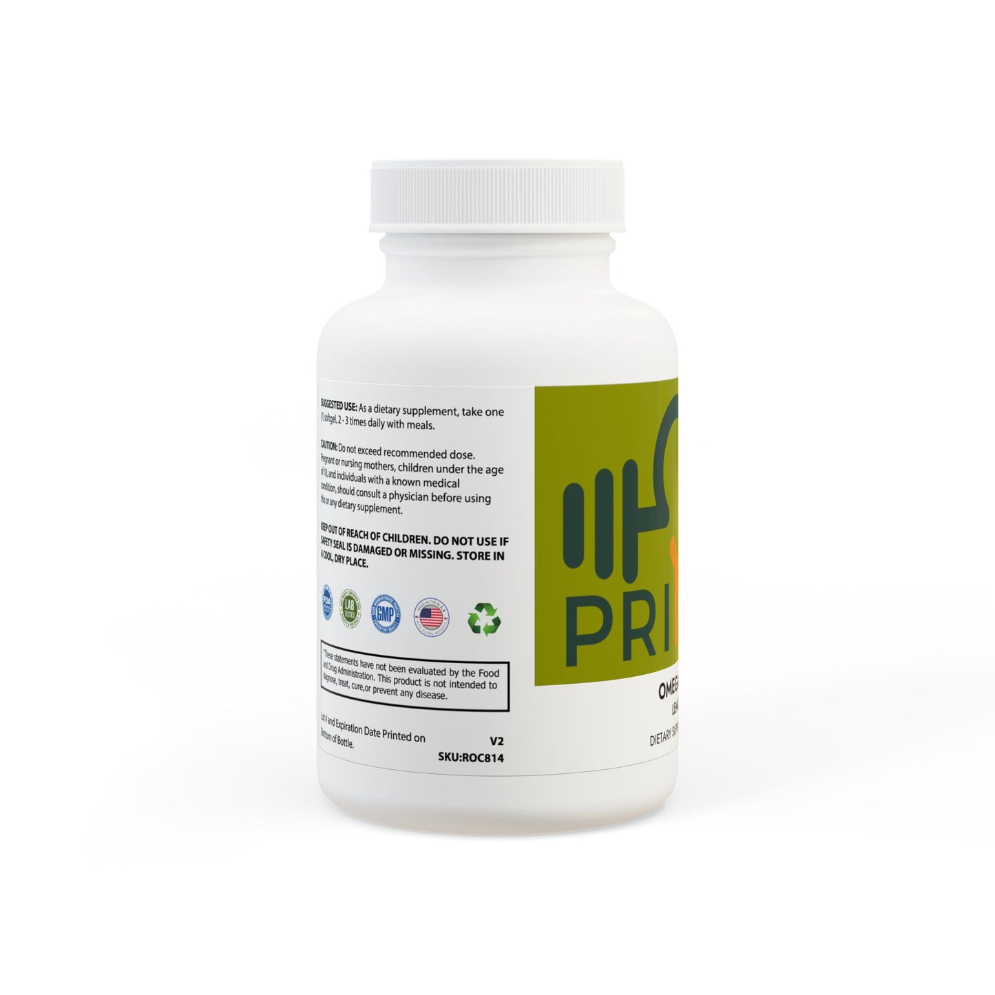 Omega-3 Fish Oil Supplement – 60 Softgels for Heart, Brain & Joint Health