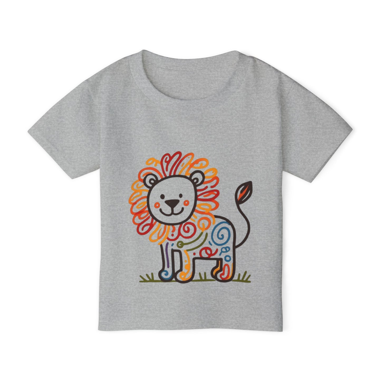 Adorable Lion Toddler T-Shirt, Cute Kids Tee, Baby Shower Gift, Birthday Present, Kids Apparel, Animal Lover Clothing
