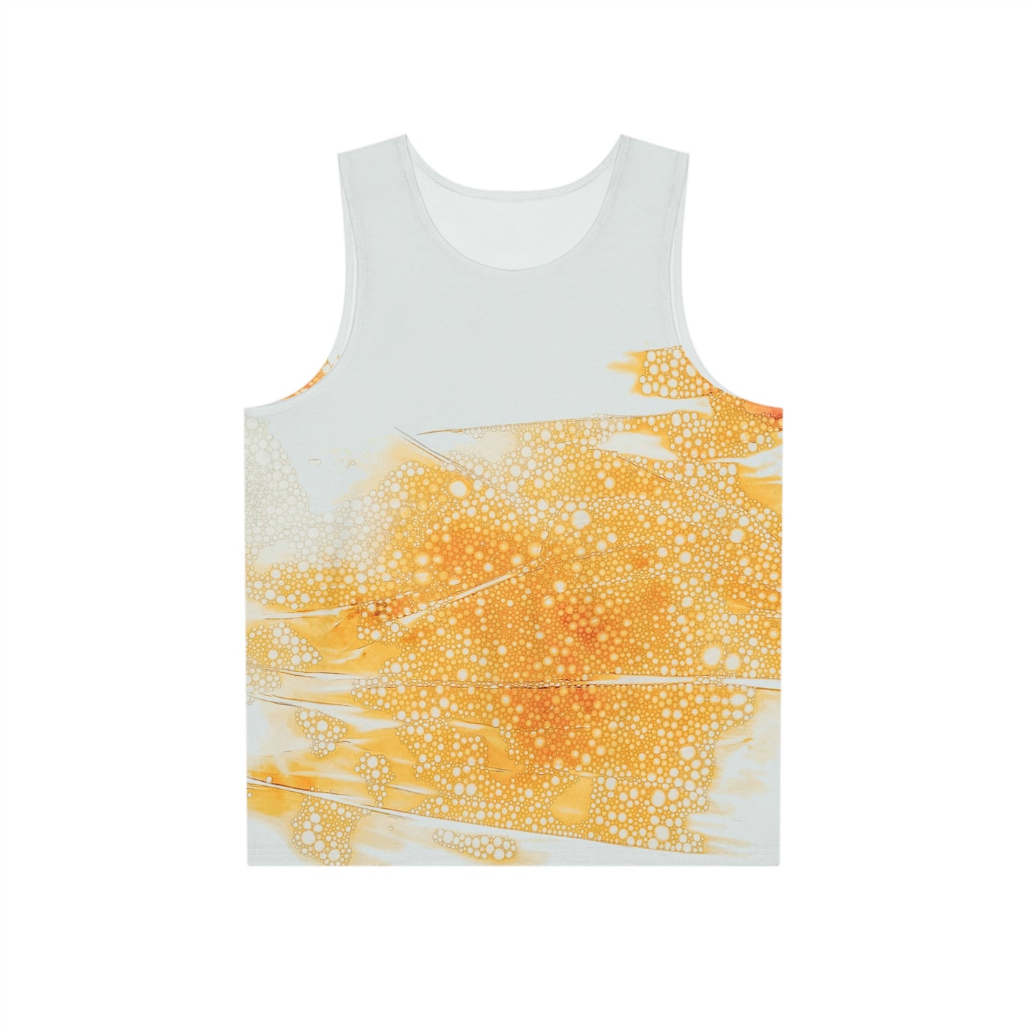 Men's Ocean Wave Tank Top, Summer Sleeveless Shirt, Beachwear for Men, Casual Fitness Top, Vacation Essentials, Trendy Apparel
