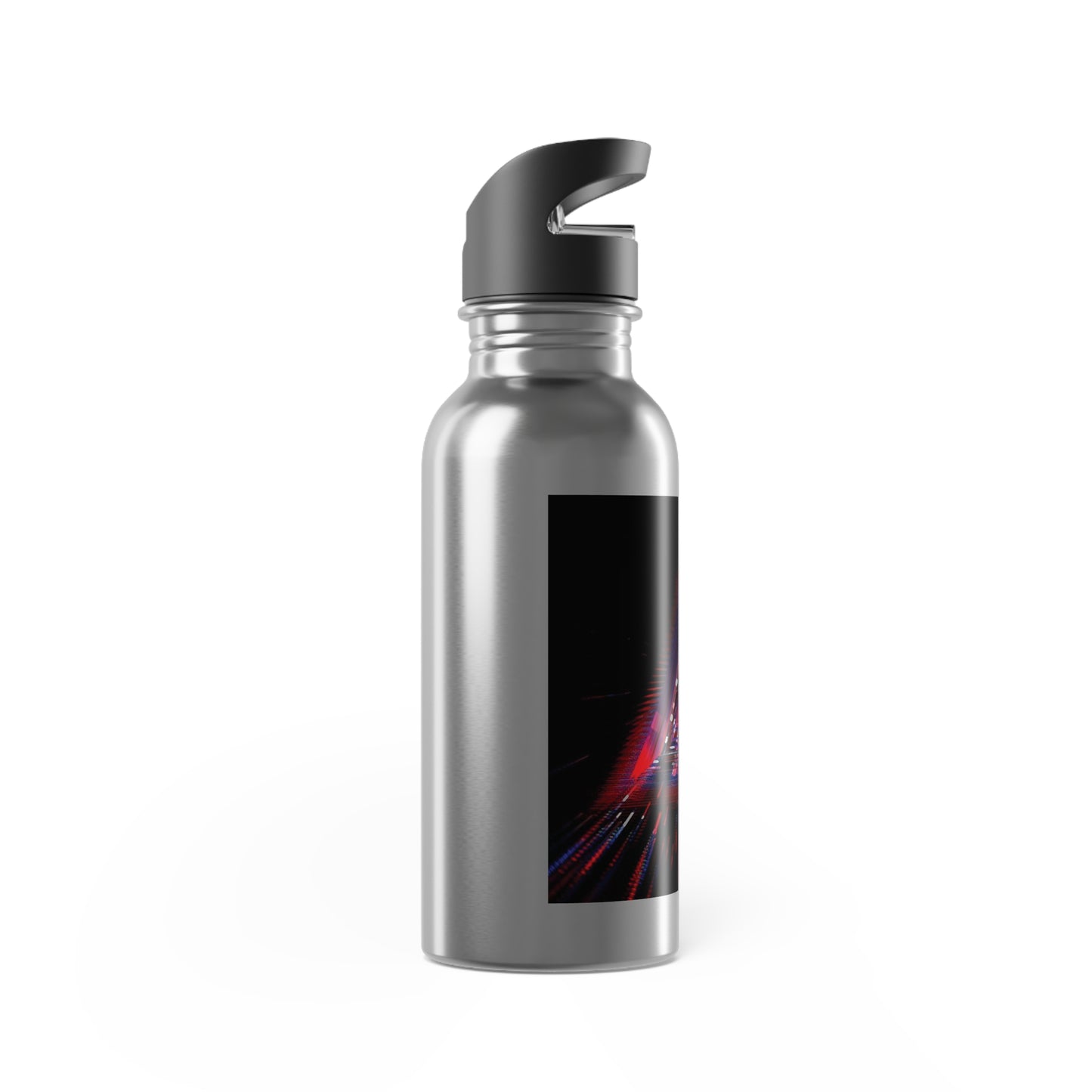 Stylish Stainless Steel Water Bottle | 20oz with Straw, Eco-Friendly, Sports Water Bottle, Travel Hydration, Gift for Fitness Lovers