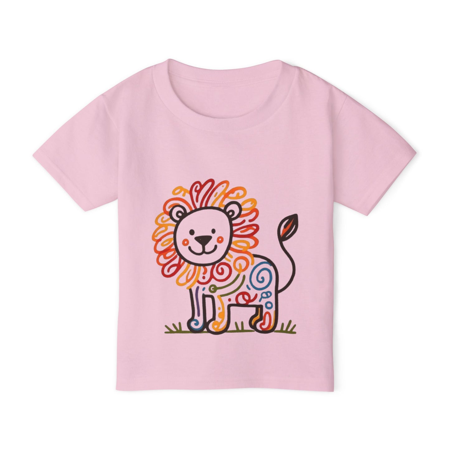 Adorable Lion Toddler T-Shirt, Cute Kids Tee, Baby Shower Gift, Birthday Present, Kids Apparel, Animal Lover Clothing