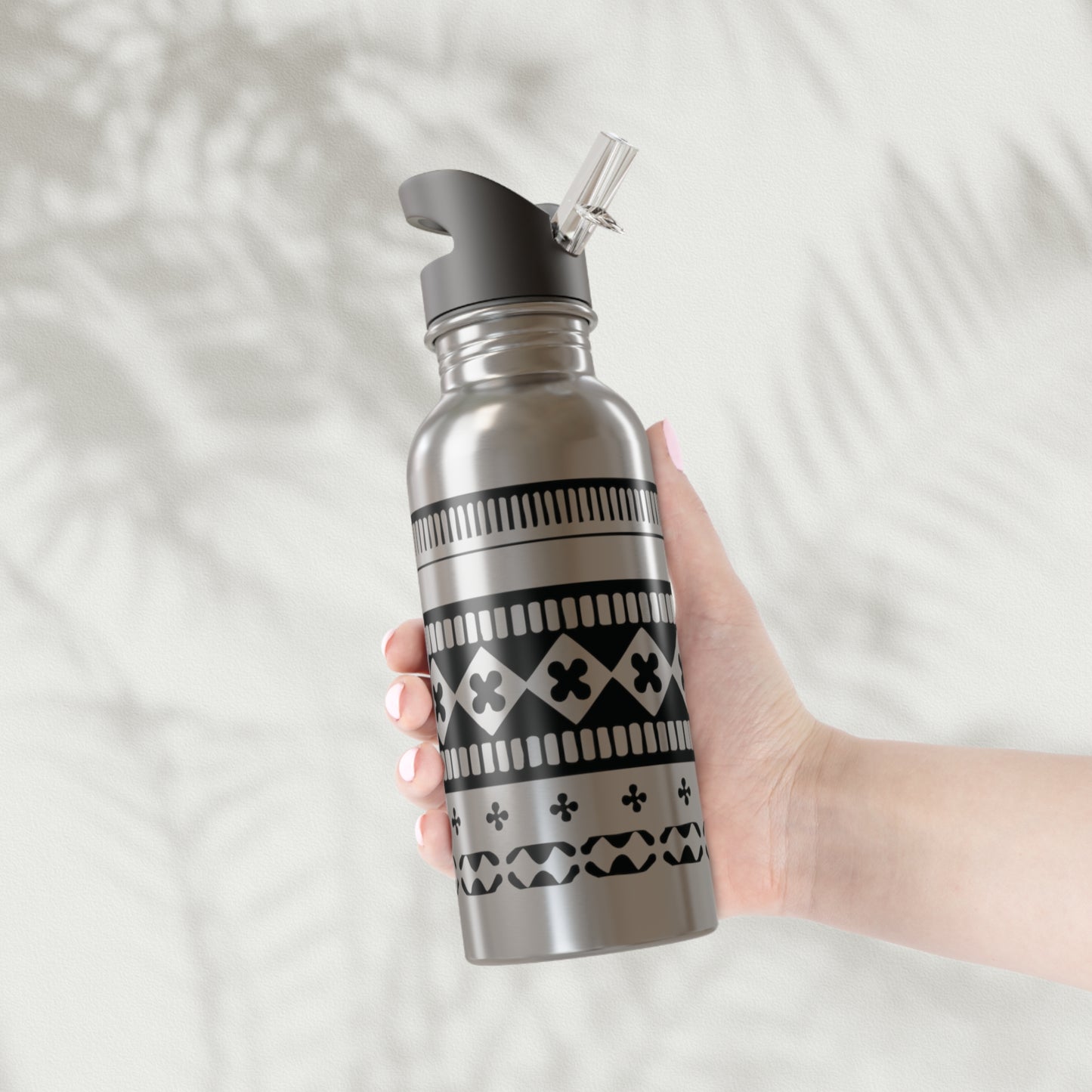 Stainless Steel Tumbler | Hot & Cold Beverage Travel Cup | Stylish Eco Drinkware with Botanical Design