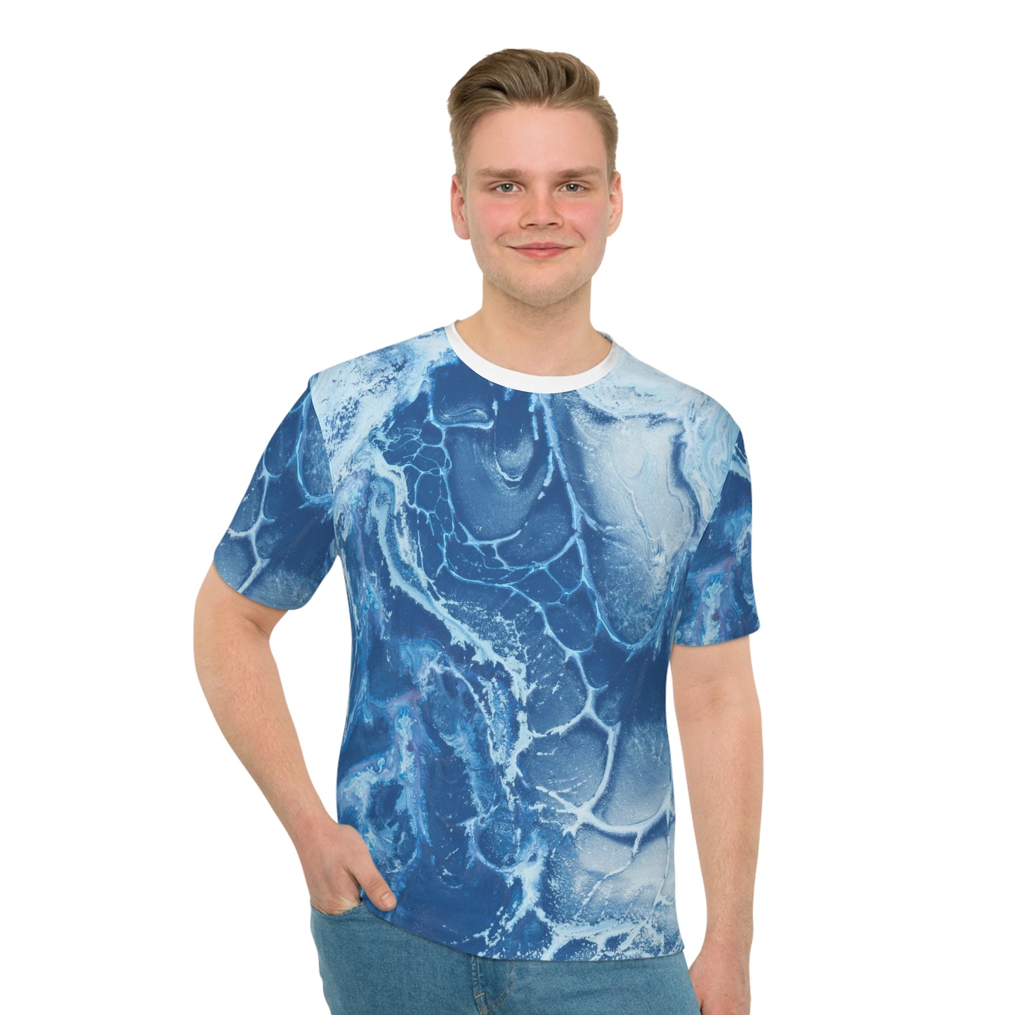 Copy of Ocean Wave Men's T-Shirt | Casual Beachwear, Graphic Tee, Summer Style, Relaxed Fit, Chill Vibes