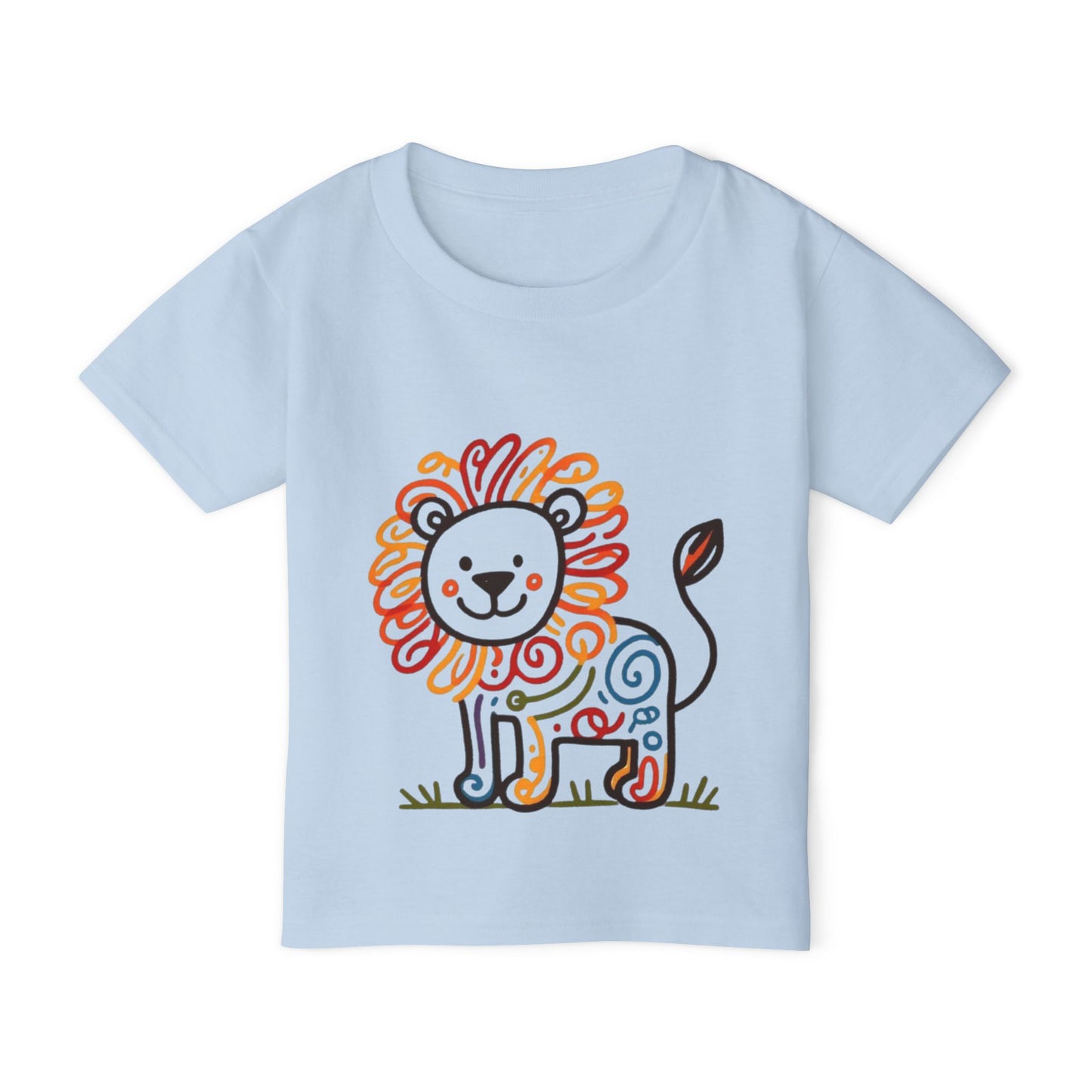 Adorable Lion Toddler T-Shirt, Cute Kids Tee, Baby Shower Gift, Birthday Present, Kids Apparel, Animal Lover Clothing