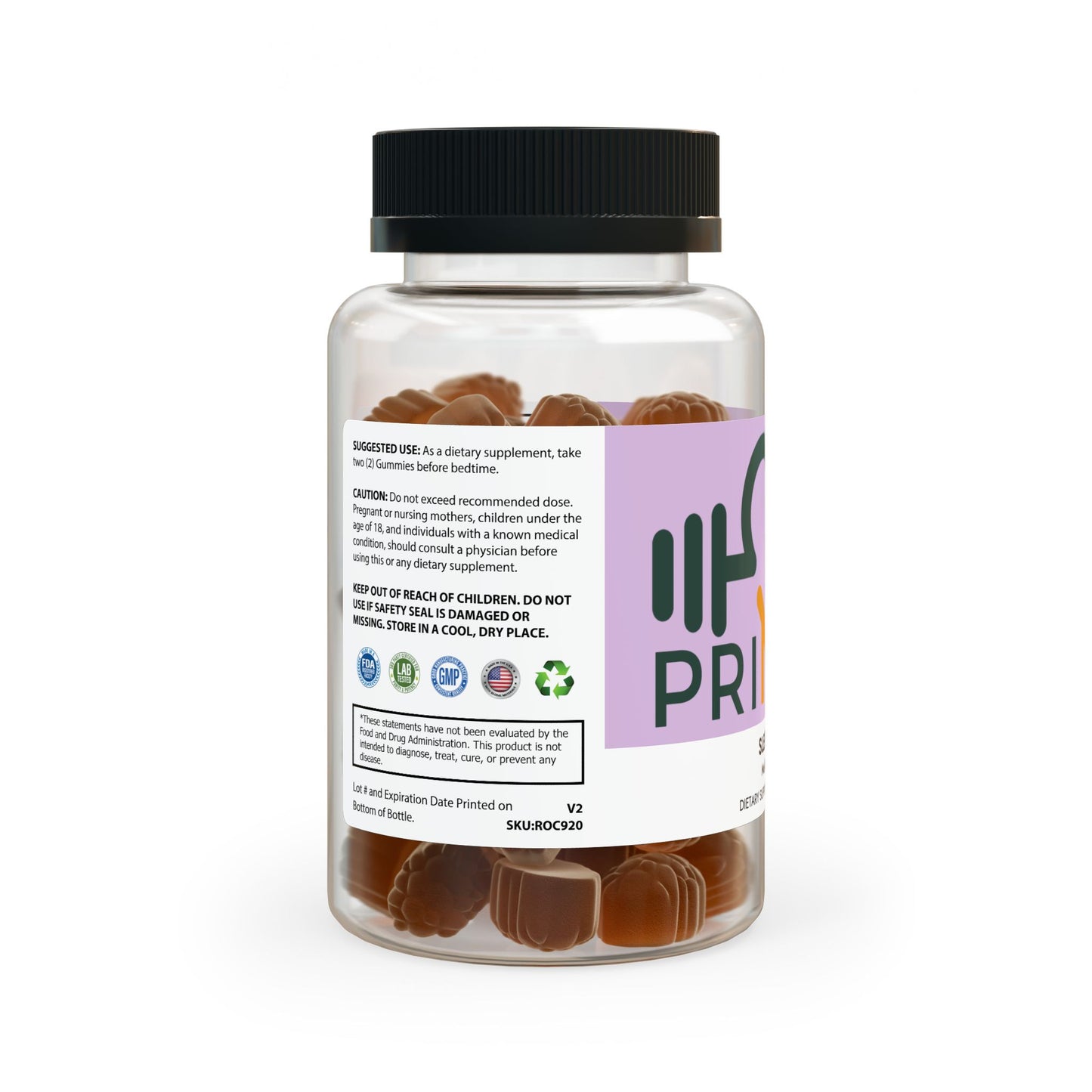 Sleep Well Gummies – Natural Sleep Aid with Melatonin & Botanicals | 60 Gummies for Restful Nights