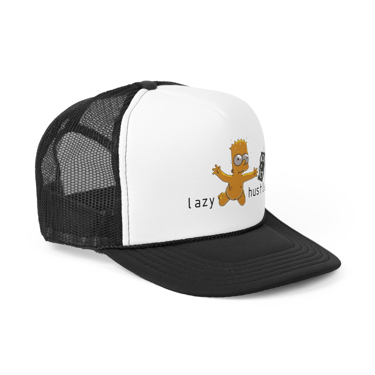 Playful Lazy Hustle Trucker Cap | Fun Cap for Relaxed Days | Gift for Friends & Family | Summer Style