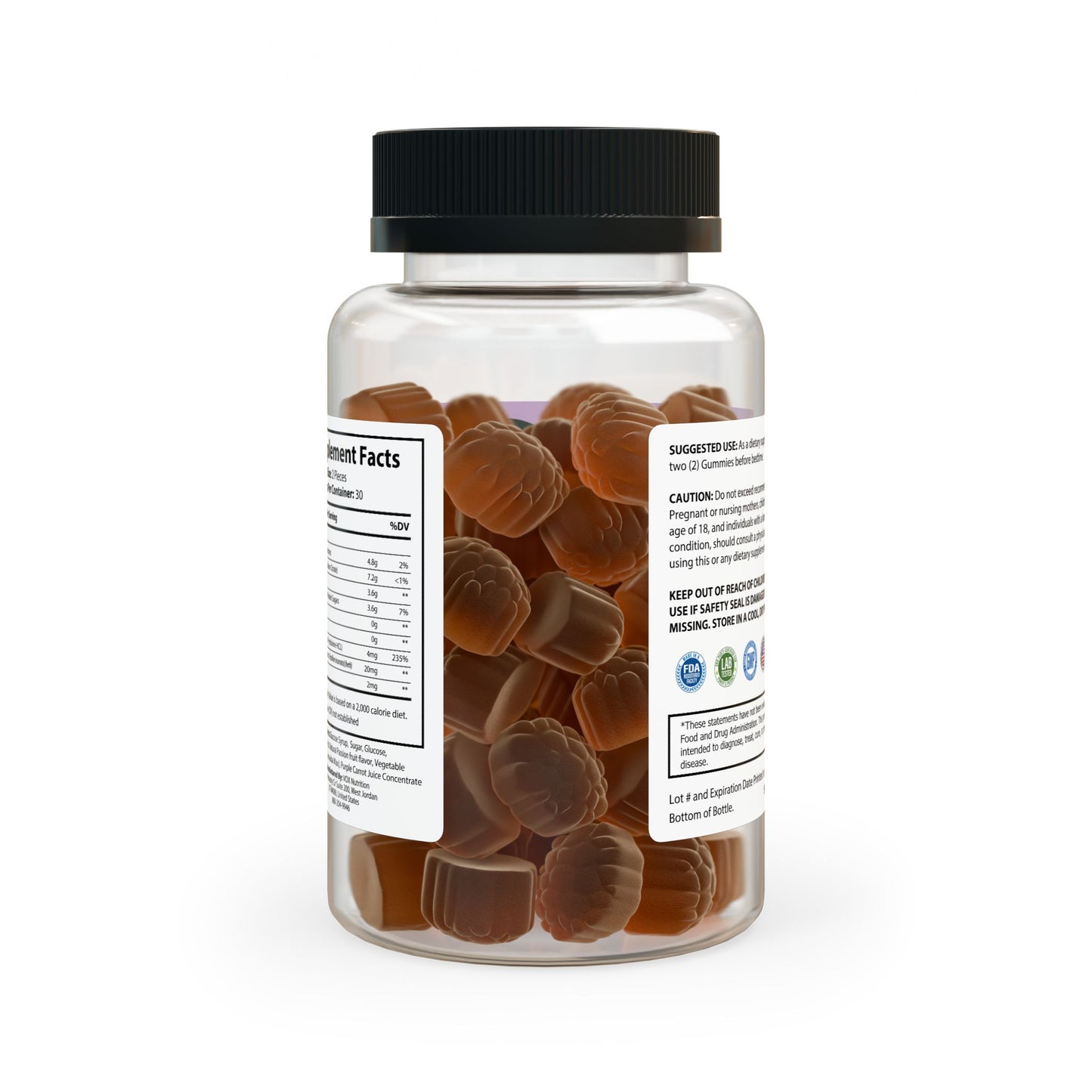 Sleep Well Gummies – Natural Sleep Aid with Melatonin & Botanicals | 60 Gummies for Restful Nights