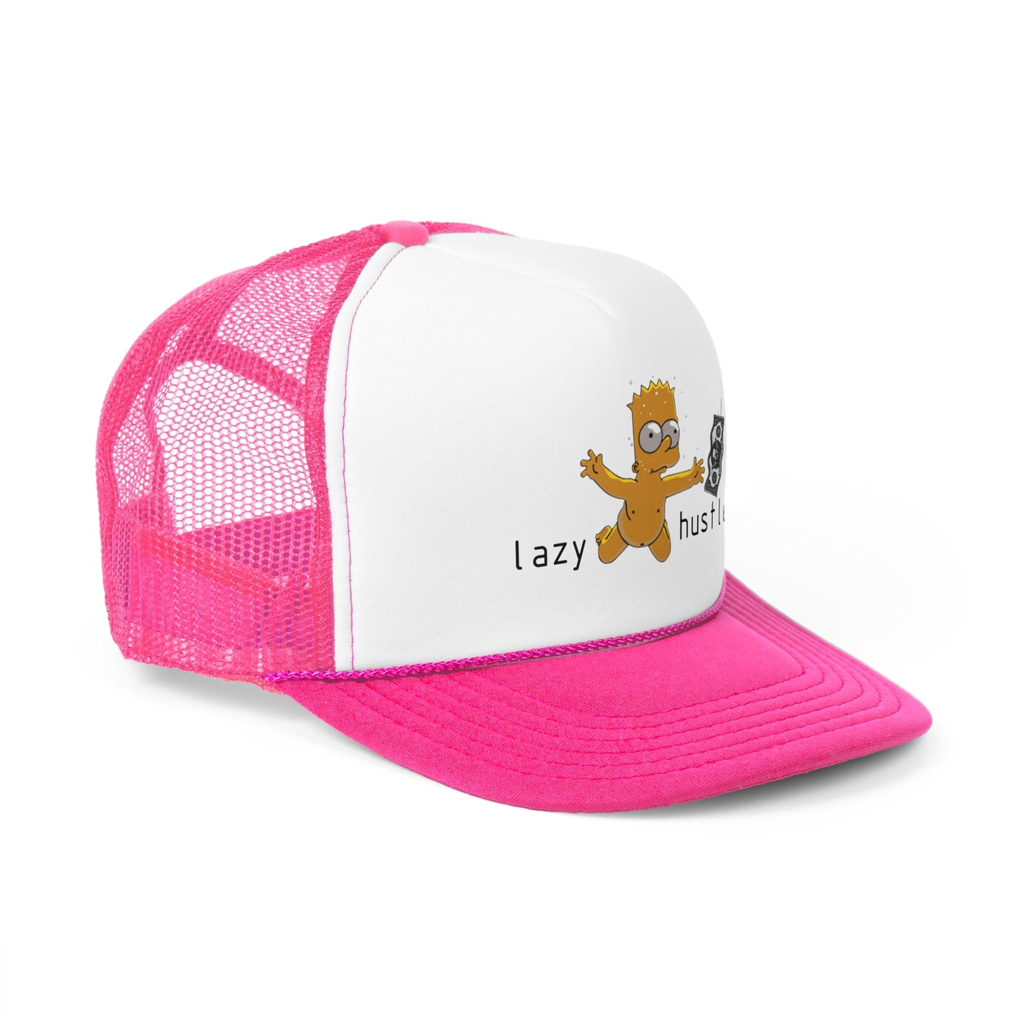 Playful Lazy Hustle Trucker Cap | Fun Cap for Relaxed Days | Gift for Friends & Family | Summer Style