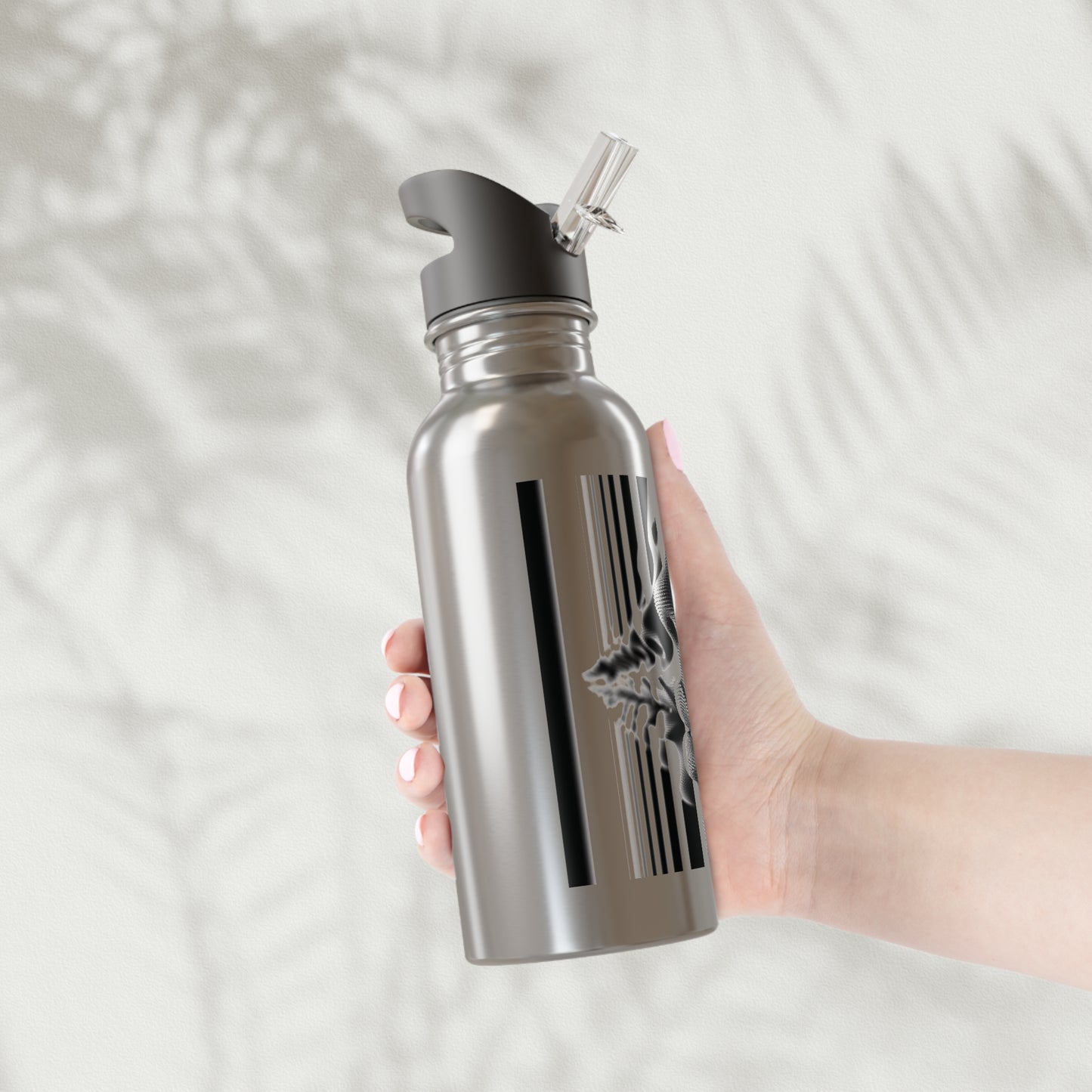 Copy of Stylish Stainless Steel Water Bottle | 20oz with Straw, Eco-Friendly, Sports Water Bottle, Travel Hydration, Gift for Fitness Lovers