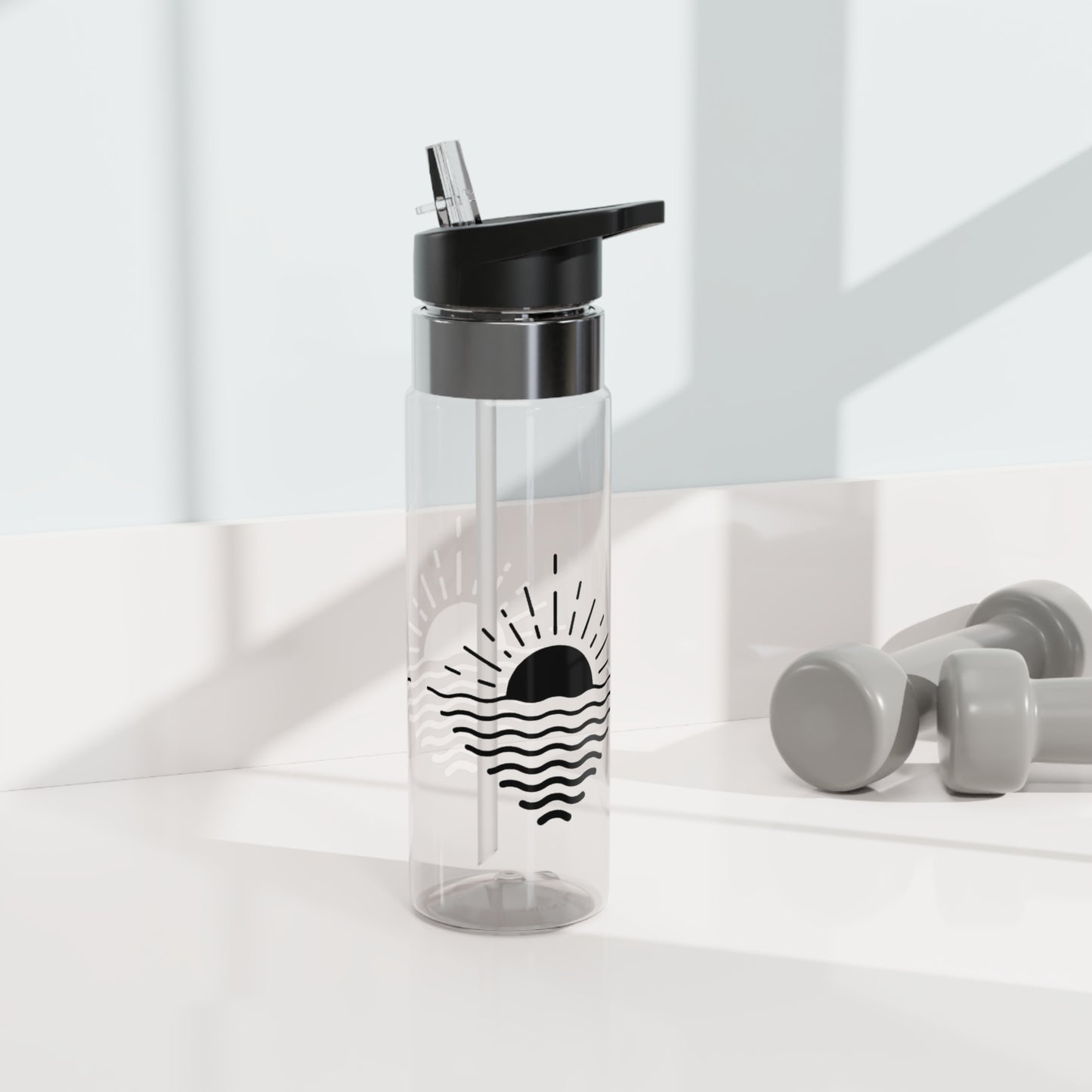 Stylish Sport Bottle, Water Bottle, Fitness Gear, Eco-Friendly Drinkware, Gym Accessory, Unique Gift - Sunset Vibe