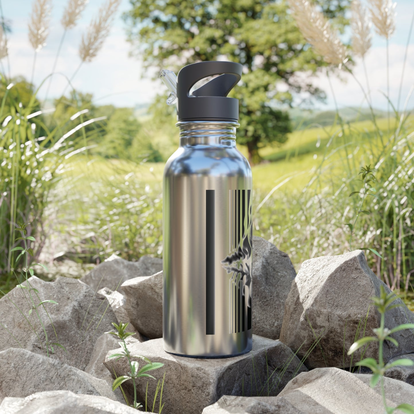Copy of Stylish Stainless Steel Water Bottle | 20oz with Straw, Eco-Friendly, Sports Water Bottle, Travel Hydration, Gift for Fitness Lovers