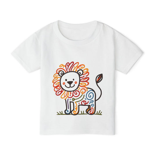 Adorable Lion Toddler T-Shirt, Cute Kids Tee, Baby Shower Gift, Birthday Present, Kids Apparel, Animal Lover Clothing
