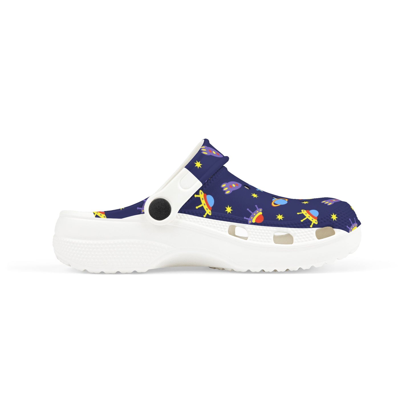 Kid's Space-Themed EVA Foam Clogs, Fun Slip-On Shoes for Kids, Playtime Footwear, Birthday Gift, Summer Sandals, Adventure Clogs - Space