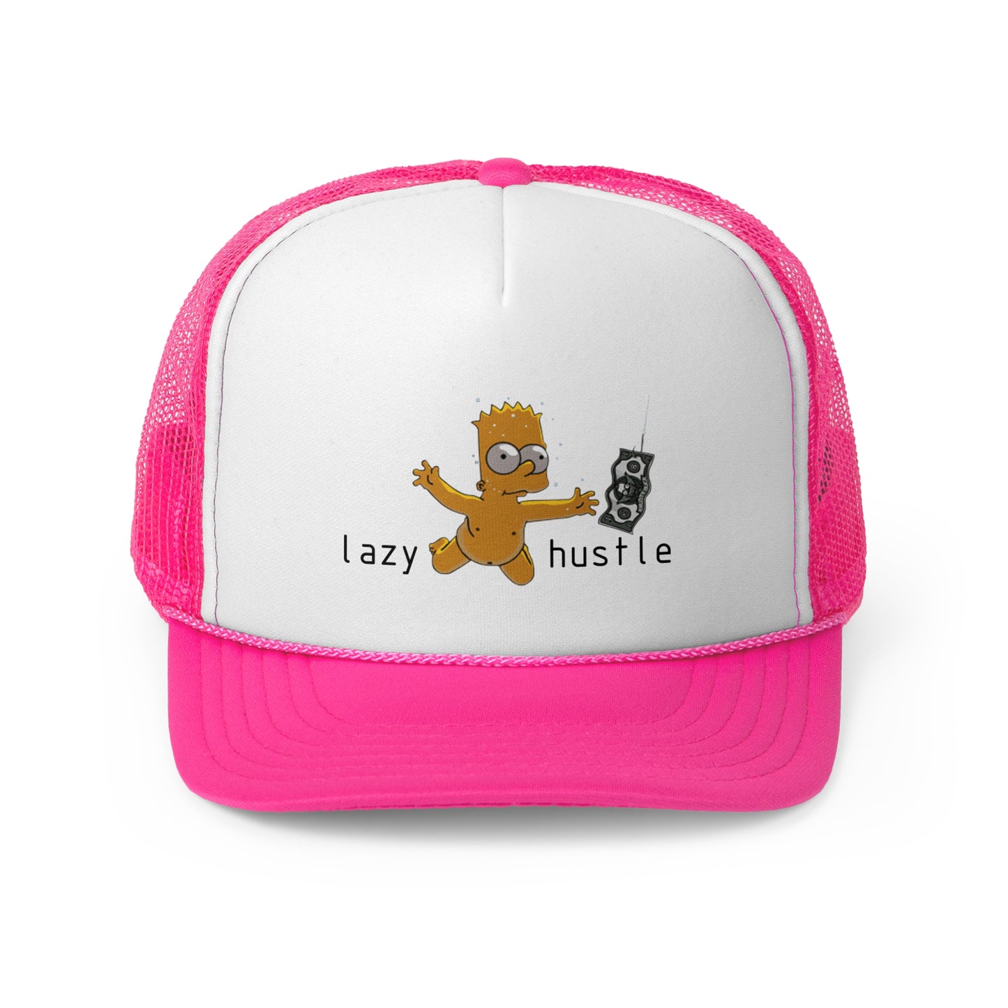 Playful Lazy Hustle Trucker Cap | Fun Cap for Relaxed Days | Gift for Friends & Family | Summer Style